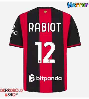 AC Milan Adrien Rabiot #12 Hjemmebanetrøje 2026-27 Kort ærmer AC Milan Adrien Rabiot #12 Hjemmebanetrøje 2026-27 Kort ærmer